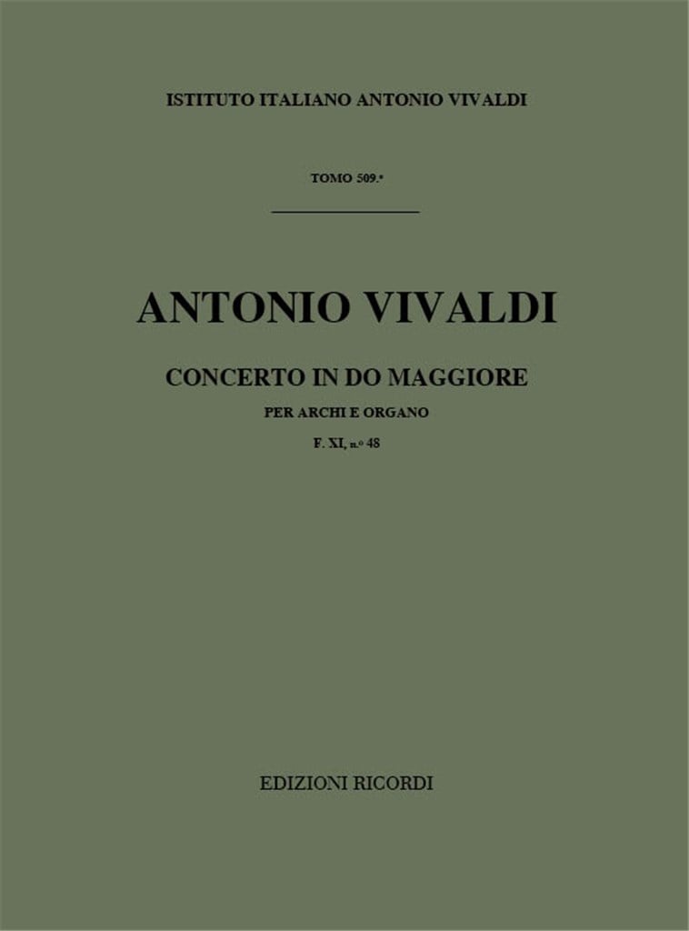 Concerti Per Archi E B.C.: In Do Rv 113